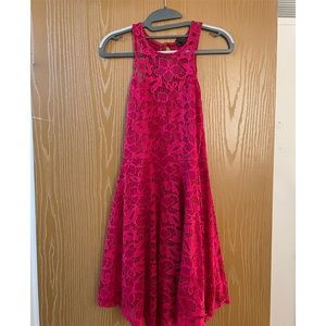 Like New Medium Red Lace Dress